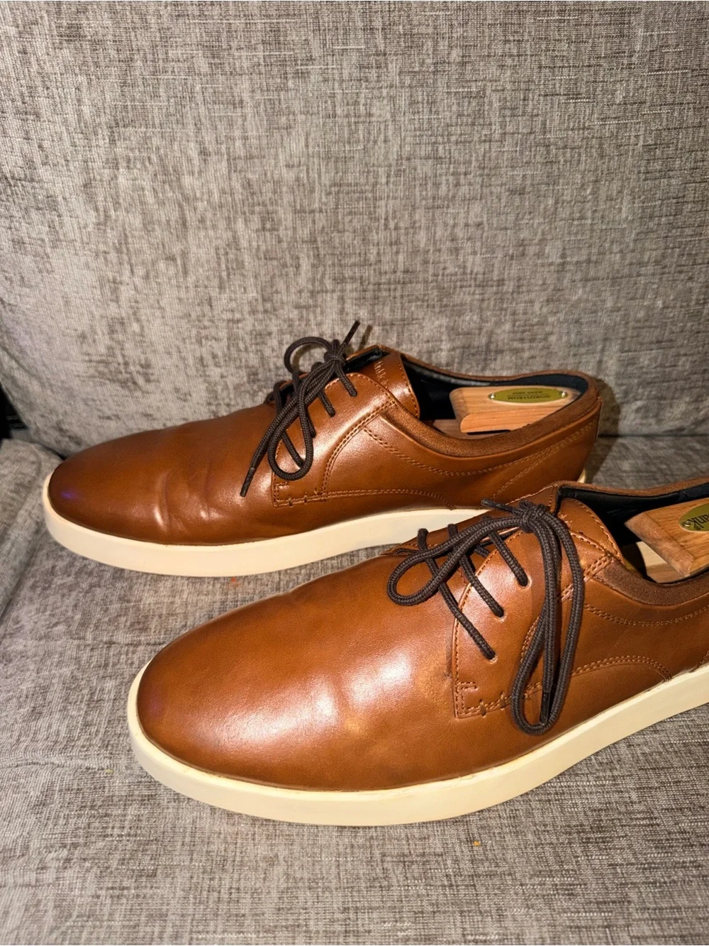 Calvin Klein CMESBEN-R Men’s Brown Casual Dress Shoes Size 10.5 Lace-Up